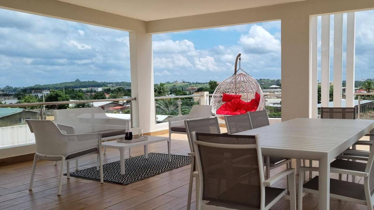 Villa Bolati, Avec Piscine, Jacuzzi, Jardin Et Vue Bonoua Exterior foto